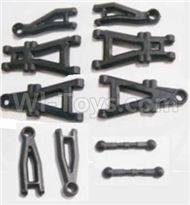 HBX 2138 Fire Runner Parts-Suspension Arms & Steering Links rod Parts-25001,HaiBoXing HBX 2138 RC Car Parts 1/24